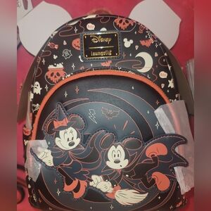 Loungefly X Disney Mickey & Minnie Halloween Backpack NWT